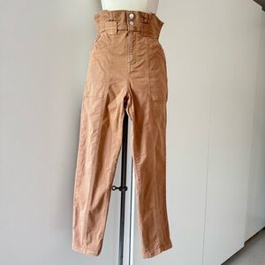Veronica Beard Karter straight leg high rise pants
